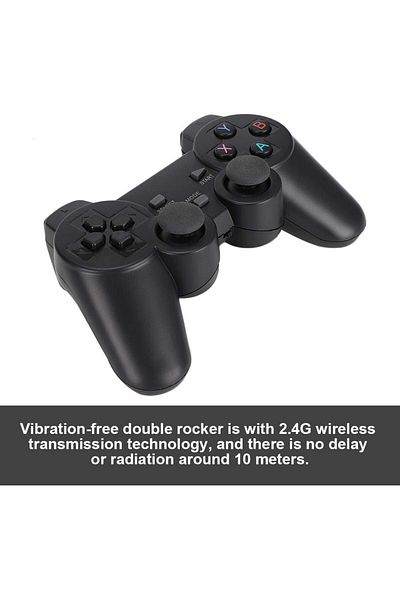 rexa PS-3 Wireless Controller with High Performance Upgraded Joystick Rechargeable Battery