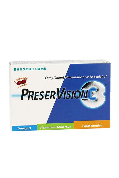 Bausch & Lomb Preservision 3 Capsules 60 s