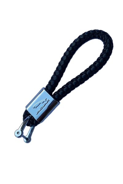 RoseTR Leather Braided Keychain Accessory Compatible with Jaguar