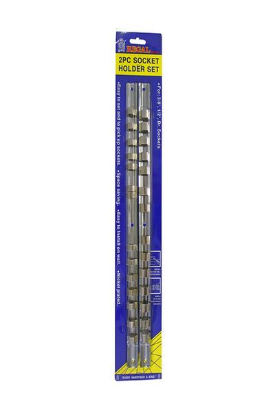 Regal Tools 2-Piece Nickel Plated Socket Holder Set
