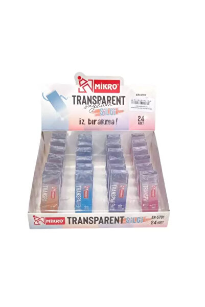Mikro Eraser Transparent Er-5701 (Pack of 24)