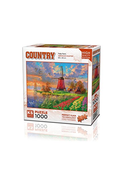 Ks Games Puzzle 1000 Parça Tulip Farm 20787