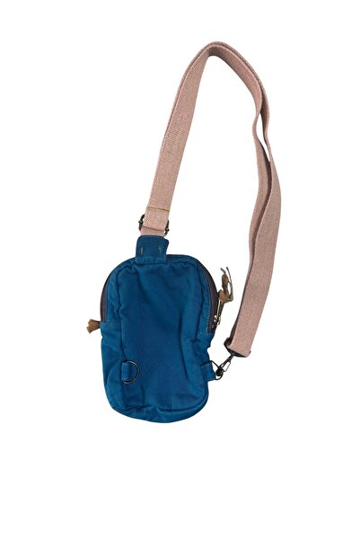 Old Cotton Vintage Unisex Colorful Daily Casual Gatherer Cross Chest Shoulder Messenger Bag 13Cmx21Cm