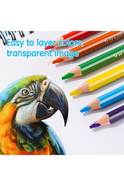 Deli EC00660 Jumbo Colored Pencil Set, 6 Colors – ideal for kids' drawing & coloring