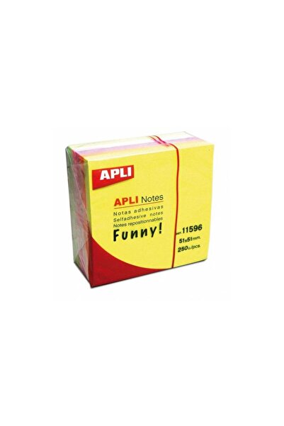 Aplı ورق ملاحظات لاصق 5 ألوان مكعب 250 ورقة 50X50 11596