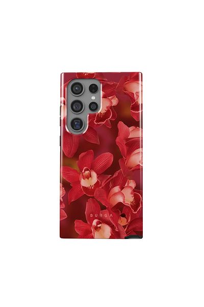 BURGA Phone Case Compatible Samsung Galaxy S24 Ultra Hybrid 2 Layer Silicone Protective Scratch Resistant