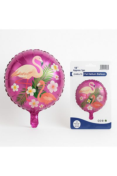 Ege Pastacılık Flamingo Foil Balloon 51X105 cm