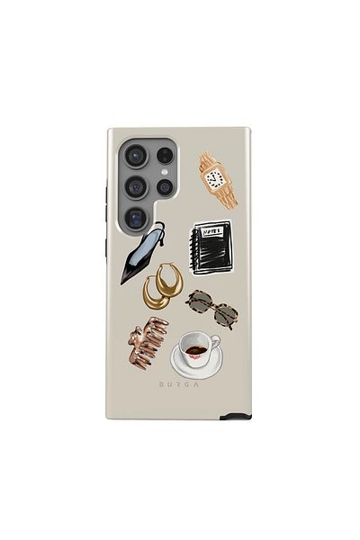 BURGA غلاف هاتف متوافق مع هاتف Samsung Galaxy S24 Ultra Hybrid مصنوع من السيليكون الواقي المكون من طبقتين والمقاوم للخدش