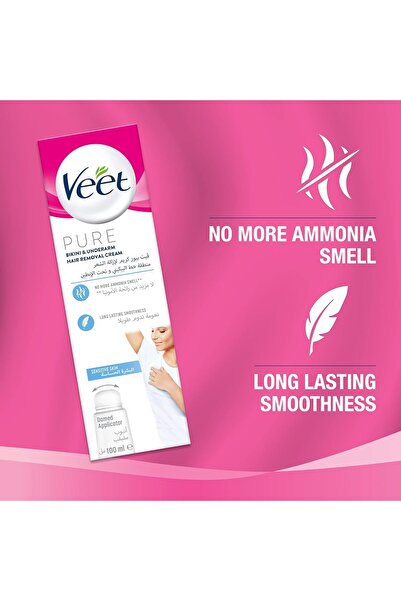 Veet Hair Removal Cream for Sensitive Skin, 100 ml