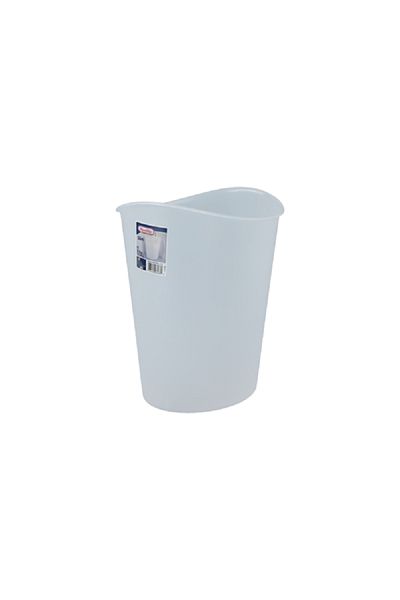 Sterilite Oval Shaped Waste Basket White 11.4 Liter
