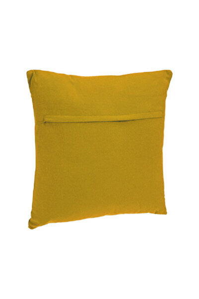 Atmosphera Premium Quality Square Shaped Cushion Yellow 38 x 38cm