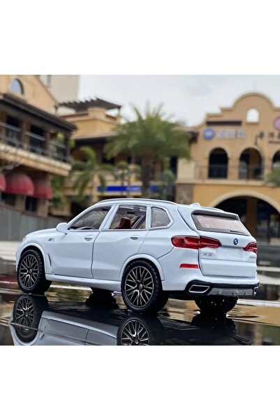 Bmw Genel X5 Metal Araba Yeni Model Diecast Suv Işıklı Sesli 16 Cm Tüm Kapıla...
