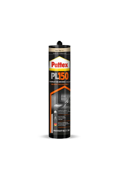 Pattex PL150 Solvent Technology Construction Adhesive for Interior and Exterior Fix Beige 380g