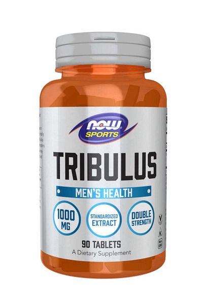 Now Sports 1000 mg, Double Strength Tribulus Dietary Supplement Tablets For Men, Pack of 90's
