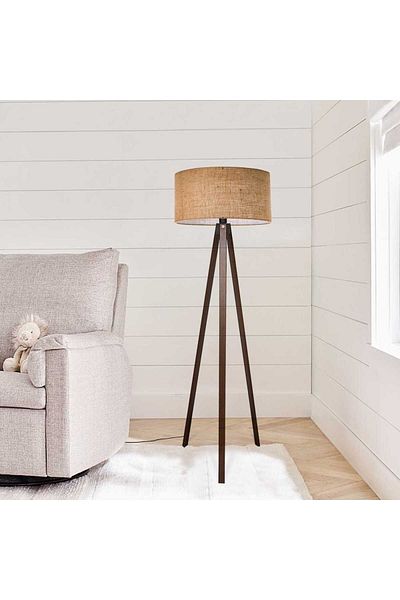 Desire Floor Lamp (Chandelier) Three wooden legs