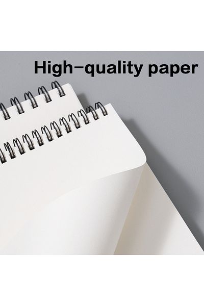 Deli EC402 Sketch Book A4 40 Sheets 160gsm – ideal for watercolor & heavy sketching