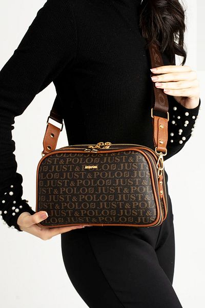 POLO CLUB Just Polo Women's 4 Compartment Shoulder Bag and Wallet