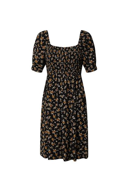 BOOHOO - Mini dress with ruffles and floral print