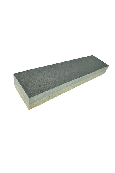 OEM Stone for sharpening by grinding, scythes and knives, with 2 grain sizes, 200x50x25mm, weight 480g