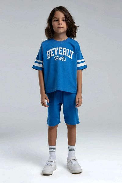 Rolypoly Boy's bermida set - indigo