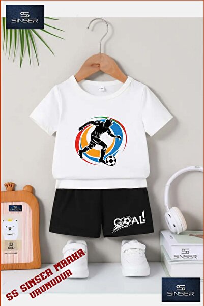 SS SİNSER Kids Unisex “Colorful Soccer Player Circle Canvas“ Custom Printed C...
