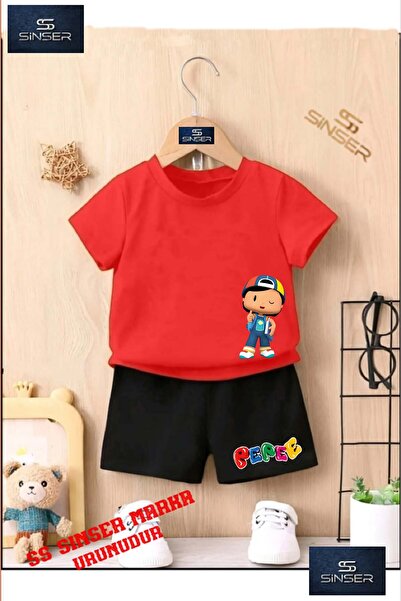 SS SİNSER تي شيرت برقبة دائرية مطبوع خصيصًا للأطفال للجنسين "PEPEE SCHOOL SIG...