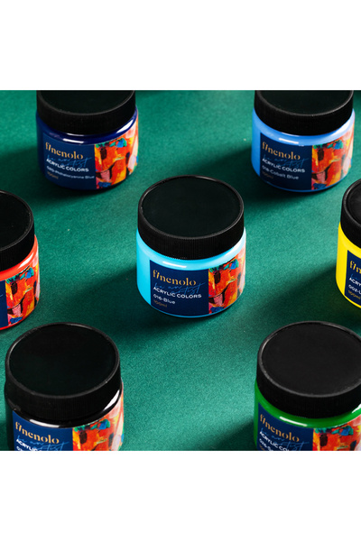 Deli EC17-VR Acrylic Paint 100ml Jar – ideal for art, school, and DIY projects