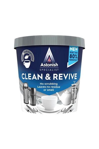 Astonish Agent de curatat vase de urme de cafea si ceai Astonish 350 g
