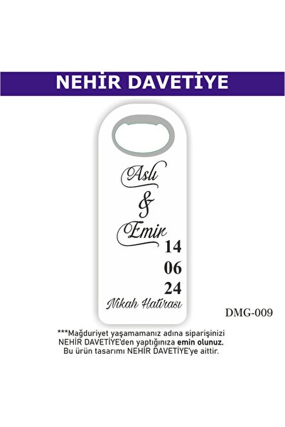 NHR MGNT 30 Adet Düğün Nişan Söz Nikah Mevlüd Sünnet Hediyesi - Hediyelik Mag...