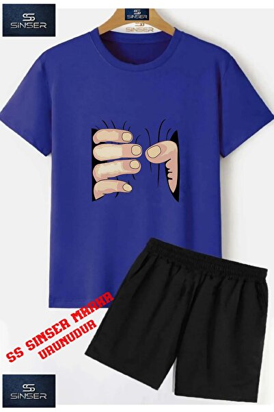 SS SİNSER Children's Unisex “Hand Comes Out of the Black“ Special Printed Cre...