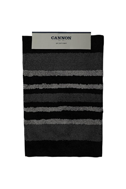 Cannon Polyester and Rubber Striped Non-Slip Bath Mat Assorted Color 60 x 90cm