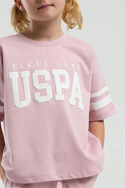 U.S. Polo Assn. U.S. Polo Assn. Girl's Bermuda Suit 100% Cotton / 100% Cotton