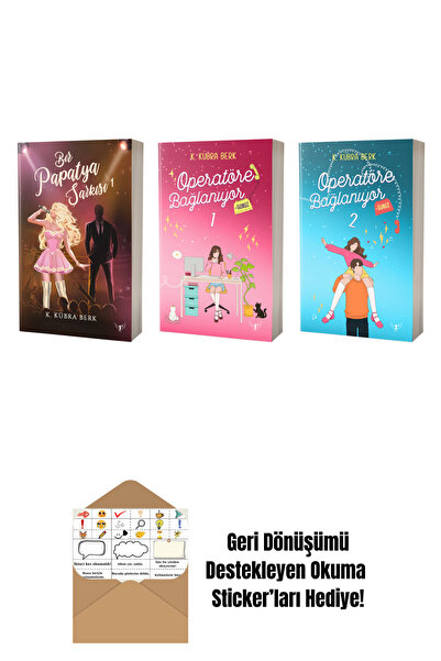 Artemis Yayınları K. Kübra Berk 3 Kitap Set + Okuma Sticker'ları