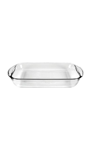 Anchor Essentials Rectangular Glass Roaster Clear