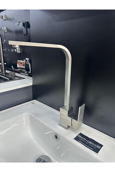 Boheme Inox Corner Pipe Sink Faucet