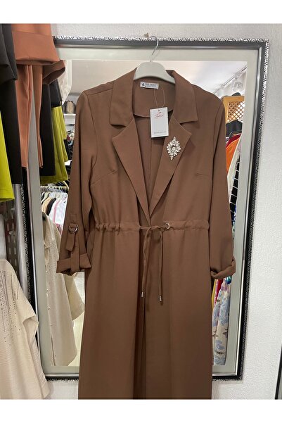 Yaren Moda Kadın keten kap(broşlu)