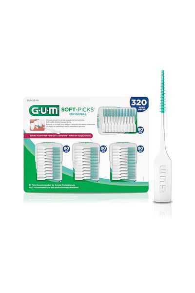 GUM Soft-Picks Original Dental Picks (Pack Of 320)