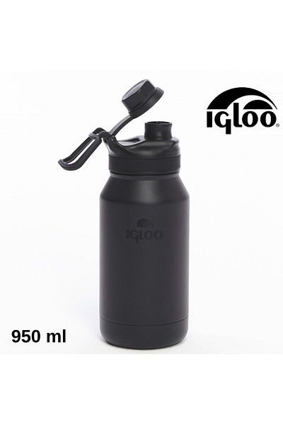 IGLOO Sportsman 950ml Thermos Flask Black