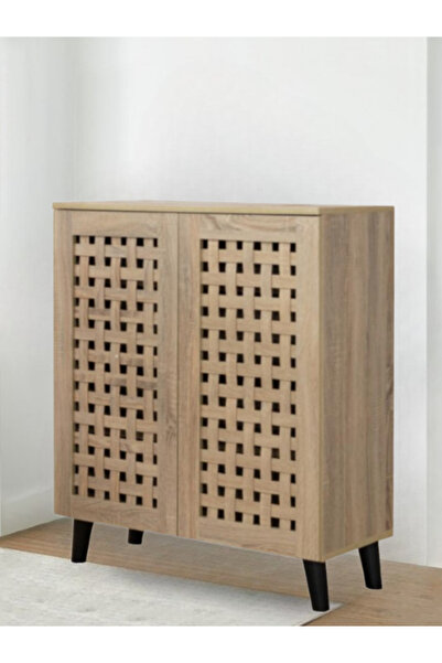 DEC4 خزانة أحذية ماليزي بتصميم عصري ومتين بألوان مختلفة مقاس 80 سم