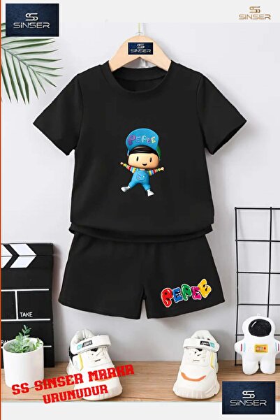 SS SİNSER Tricou cu gât rotund cu imprimeu special „PEPEE KOLLAR ACIK” UNISEX...