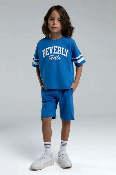 Rolypoly Boy's bermida set - indigo