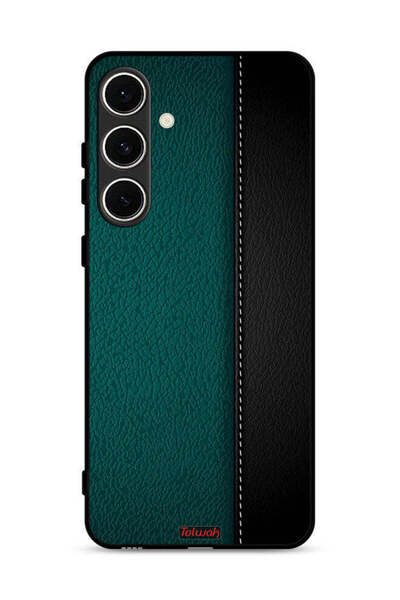 Tolwak غطاء حماية جلدي بنقشة لهاتف Samsung Galaxy S24 FE 5G