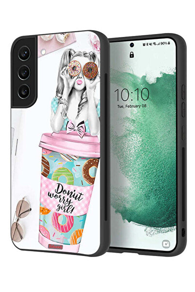 Tolwak غطاء حماية لهاتف سامسونج جالاكسي S22 بلس 5G - فتاة دونات ووري جيرل