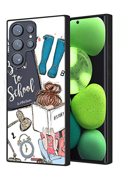 Tolwak غطاء حماية لهاتف Samsung Galaxy S22 Ultra 5G، فتاة العودة إلى المدرسة ...