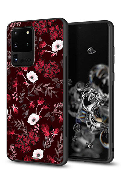 Tolwak غطاء حماية لهاتف سامسونج جالكسي S20 ألترا بنقشة زهور صغيرة وأوراق استو...