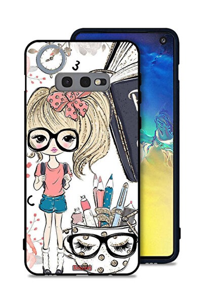 Tolwak غطاء حماية لهاتف Samsung Galaxy S10e بتصميم فتاة وحيد القرن