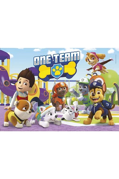 PAW PATROL “One Team” Puzzle – 180 Pieces – Black – 48.5 x 33.5 cm