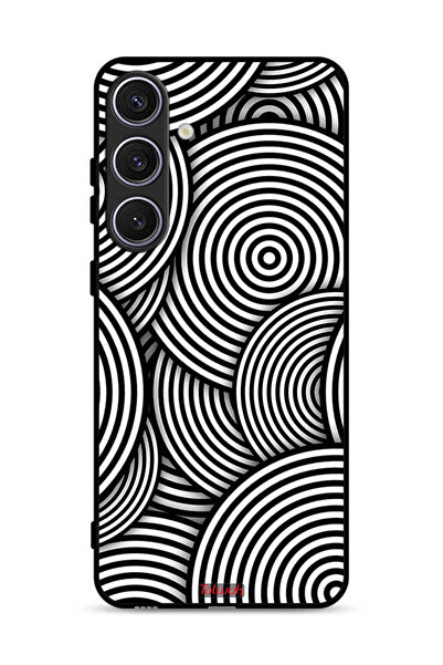 Tolwak غطاء حماية لهاتف سامسونج جالكسي S25 بلس بنمط دوائر وهمية