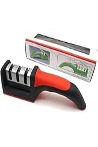 Generic Knife Sharpener, 4-Stage Knife and Scissor Sharpener, Kitchen Tools. Easy-to-Use Handle, Non-Slip Base