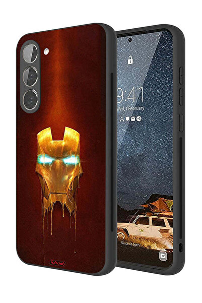 Tolwak Samsung Galaxy S23 Plus 5G Protective Case Cover Iron Man Marvel Comics
